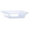 Lillian Clear Mini Plastic Square Footed Dish Mini Entertainers
