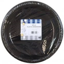 Hanna K Signature Hanna K. Signature Plastic Plates Black 10
