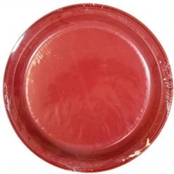 Hanna K. Signature Plastic Plates Red 7
