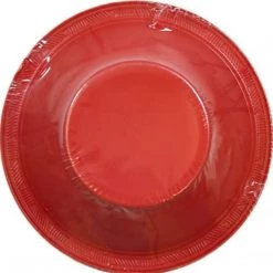 Hanna K. Signature Plastic Bowl Red 15 Oz Plastic Bowls