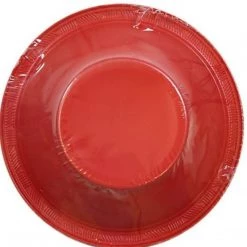 Hanna K. Signature Plastic Bowl Red 12 Oz Plastic Bowls