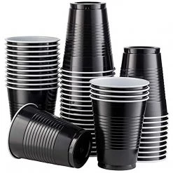 Hanna K. Signature Plastic Cups Black 18 Oz