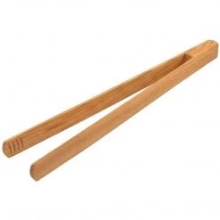 Nicole Fantini Collection Vezee Bamboo Toast Tongs 12