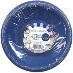 Hanna K. Signature Collection Plastic Bowl Blue 15 Oz