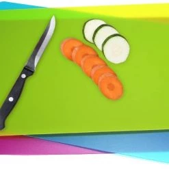 Nicole Collection Aluminum Nicole Home Collection Premium Plastic Assorted Cutting Boards Mats 9 Nicole Collection Aluminum Nicole Home Collection Premium Plastic Assorted Cutting Boards Mats