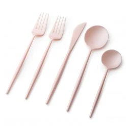 Decorline Noble Collection Pearl Pink Flatware Set