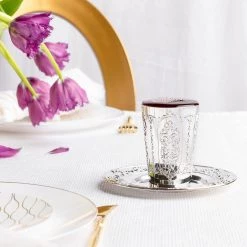 Decorline Elegant Cups Regal Round Wine Kiddush Cups 5 Oz