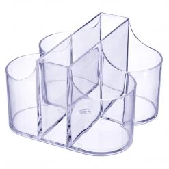 Hanna K Signature Cutlery Caddy Organizer 5 Compartment Silverware Organizer & Napkin Holder