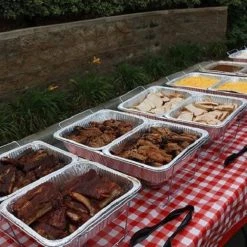 Nicole Fantini Collection Buffet Serving Kit Disposable Aluminum Chafing Dish Buffet Party Set 24PC