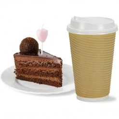 Nicole Home Paper Cup Tan Hot Cold With Lid 16 Oz Paper Cups 9 Nicole Home Paper Cup Tan Hot Cold With Lid 16 Oz Paper Cups