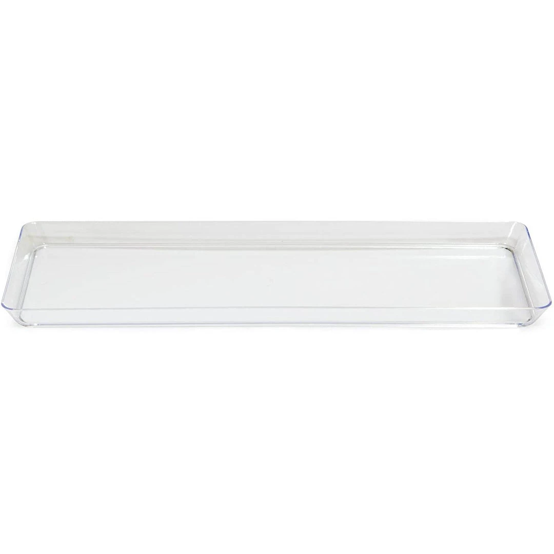 Lillian Rectangle Tray Mini Plastic Presentation Clear 5.5 X 13.5" Mini Entertainers 1 Lillian Rectangle Tray Mini Plastic Presentation Clear 5.5 X 13.5" Mini Entertainers