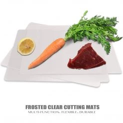 Nicole Collection Nicole Home Collection Clear Kitchen Cutting Board Clear Mats