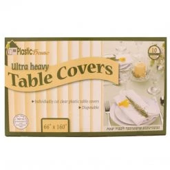 OnlyOneStopShop Plastic House Clear Ultra Heavy Duty Tablecloths 66X160 Tablecloths & Placemats