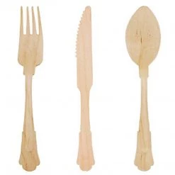 Nicole Fantini Collection VEZEE ELEGANT WOODEN KNIVES 20CT