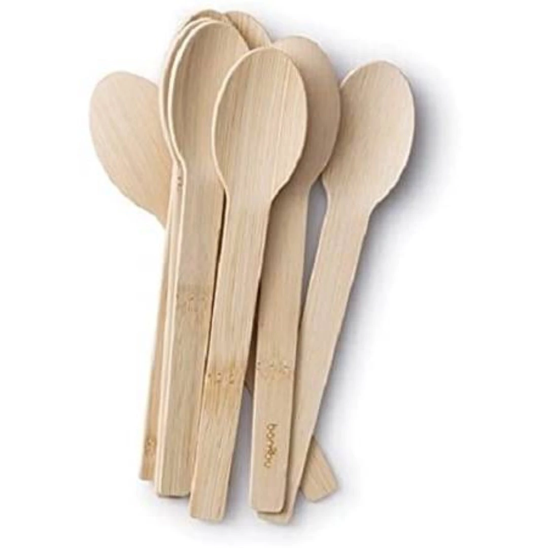 Nicole Fantini Collection VEZEE BAMBOO DISPOSABLE SPOONS 20 COUNT Plastic Cutlery 2 Nicole Fantini Collection VEZEE BAMBOO DISPOSABLE SPOONS 20 COUNT Plastic Cutlery