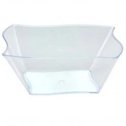 Mini Entertainers Lillian Tablesettings Mini Plastic Twist Dish Clear 5 Oz