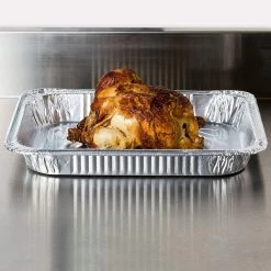 Nicole Collection Disposable Aluminum Full Size Deep Roaster 18 X 14 X 3.5
