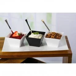 Lillian Tablesettings Condiment Bowl Black 8 Oz Serving Bowls 7 Lillian Tablesettings Condiment Bowl Black 8 Oz Serving Bowls