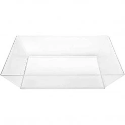 Lillian Tray Mini Clear Plastic Square 6.75"