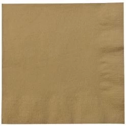 Party Dimensions Gold Lunch Napkins