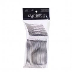 Blue Sky Dynasty Collection Plastic Silver Forks Elegant Cutlery 10 Blue Sky Dynasty Collection Plastic Silver Forks Elegant Cutlery