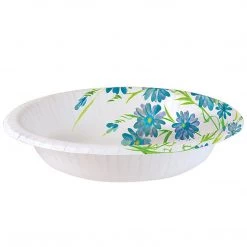 Nicole Collection Paper Plates Nicole Home Collection Everyday Paper Bowl Blue Floral 20 Oz