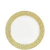 Blue Sky SALE Gold Touch Salad Plates Gold Rim 7" 10CT Clearance Sale