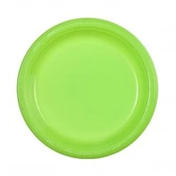 SALE Hanna K. Signature Plastic Plates Lime Green 9" 50CT Clearance Sale