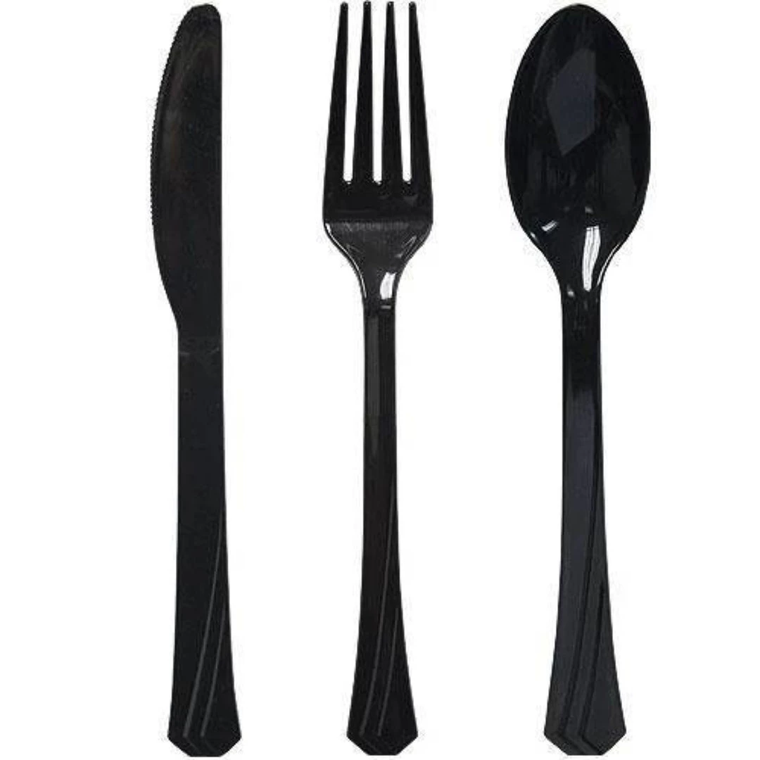 Hanna K Signature Heavy Cutlery Black Combo 1 Hanna K Signature Heavy Cutlery Black Combo