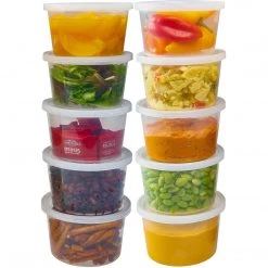 Nicole Collection Extra Strong Quality Deli Container With Lids 16 Oz