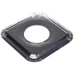 Nicole Collection Disposable Aluminum Gas Burner 8.5 X 8.5 X .5 Square Foil Pan