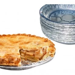 Nicole Collection 9" Disposable Aluminum Pie Pans 9 Nicole Collection 9