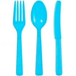 Party Dimensions SALE Heavy Island Blue Combo Cutlery 48 Count Clearance Sale