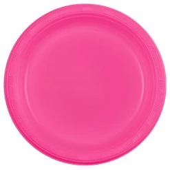 Hanna K Signature Clearance Sale SALE Hanna K. Signature Plastic Plates Hot Pink 10" 50 Count