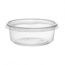 OnlyOneStopShop 8 Oz. Lightweight Clear Plastic Round Deli Container With Lids