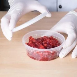 OnlyOneStopShop Heavy Duty Deli Food Storage Containers With Lids 8 OZ Deli Storage Containers