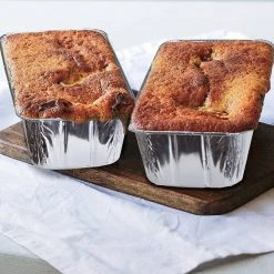 Nicole Collection Disposable Aluminum 5Lb Loaf Foil Pan 1/3 Size Deep 12 17/32" L X 6.5" W X 3 5/16" D 11 Nicole Collection Disposable Aluminum 5Lb Loaf Foil Pan 1/3 Size Deep 12 17/32