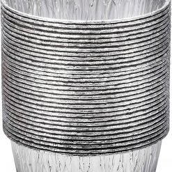 Nicole Collection Disposable Aluminum 8'' Extra Heavy Deep Foil Pan