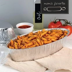 Blue Sky JetFoil Disposable Aluminum Challah Oval Foil Pan Small 2lb