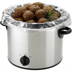 Blue Sky Crock Pot Liner X Large 7-8 Quart 13x21x4 Aluminum