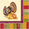 Hanna K Fall Turkey Premium Lunch Napkins Thanksgiving