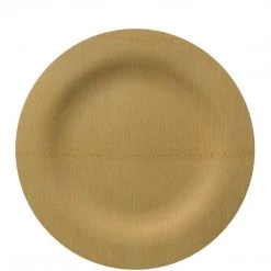Nicole Fantini Collection SALE Vezee Bamboo Disposable Dinner Plates Round Size 9" 10PC