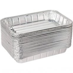Nicole Collection Disposable Aluminum Large Broiler Foil Pan 13 X 9.63 X 1.33