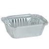 Nicole Collection Disposable Aluminum 1Lb Oblong Foil Pan 5" X 4"