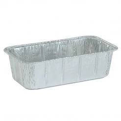 Nicole Collection Disposable Aluminum 2Lb Loaf Pan 8.5" X 4.5" X 2.5"