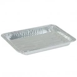 Nicole Collection Disposable Aluminum Large Broiler Foil Pan 13 X 9.63 X 1.33