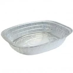 Nicole Collection Disposable Aluminum Large Oval Roaster 17.67