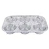 Nicole Collection Disposable Aluminum Muffin Foil Pan 6 Cups
