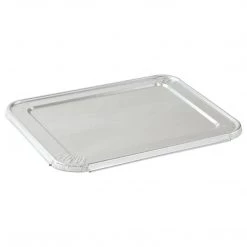 Nicole Collection Disposable ALUMINUM LID FOR 5 LB LOAF BAKING PAN 12 11/16" L X 6 9/16" W X 1/2" H