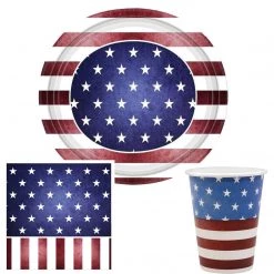 Hanna K Americana Napkin Lunch Napkin Premium Paper 4th Of July